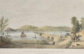 William Spreat (publisher) after M. Dawson, 'Line of the Railway, up the Left Bank of the Teign at