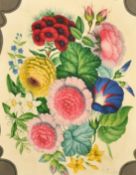 A. Fairfax (late 19th Century) British, a still life study of a spray of flowers, watercolour,