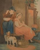 Bousseau after Thompson, 'La Bonne Menagere', stipple engraving, 17.75