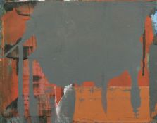 Prabhakar Kolte (1946) Indian, an abstract composition, acrylic and watercolour, signed, inscribed