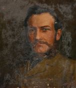 Attributed to John Wycliffe Lowes Forster (1850-1938) Canadian, a portrait of a gentleman, inscribed