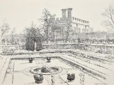 Hubert Williams, London views, Hampton Court, St. James's Palace, Strand Lane and Spitalfields