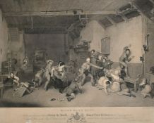 Abraham Raimbach after David Wilkie, 'Blind- Mans Buff', an engraving, 19