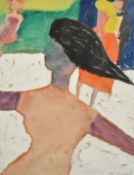 J. Michaelis (20th Century French School), a study of figures, oil and watercolour, signed, 25