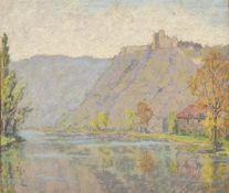 Charles James Kelsey (1870-1960) British, A group of four Continental scenes, gouache, all signed,