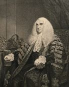 Bartolozzi after Reynolds, and engraving of Edward Lord Thurlow, 19