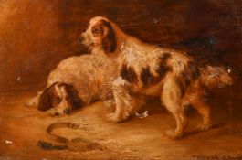 G. Smythe, late 19th Century, 'Dash and Dill', oil on canvas, signed and inscribed, 12