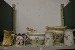 Decorative jugs and jardinieres etc.