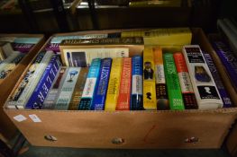 Two boxes of art reference and other books.