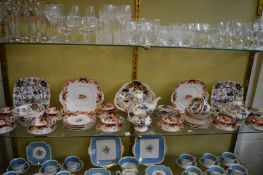 Two part tea services, late 19th early 20th century.