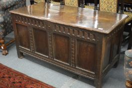 A good 18th century oak coffer.