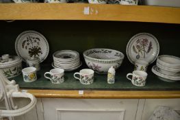 A quantity of Portmeirion Botanic Garden china.