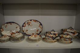 A quantity of Ridgways Millais pattern childrens dinner service.