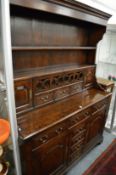 A good reproduction oak dresser.