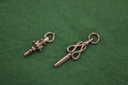 Two watch keys.