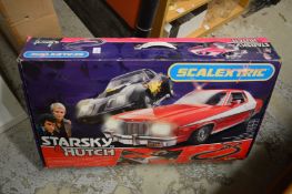 A Scalextric Starsky and Hutch set, boxed.