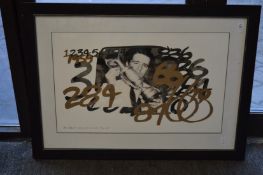 A limited edition sporting print, framed and glazed.