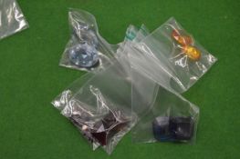 Bag of decorative stones.