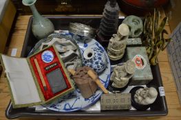 A collection of Oriental works of art.