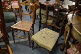 Two occasional chairs.