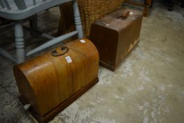 Two sewing machines.