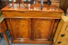 A Victorian mahogany chiffonier.