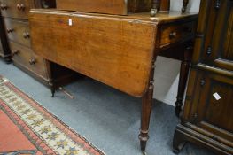 A mahogany Pembroke table.