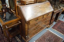 A good George III mahogany bureau.