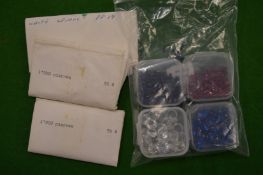 A bag on spinels, various colours.