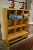 A modern storage unit/bookcase.