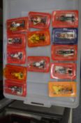 A group of Delprado military figures in blister packs, unused.