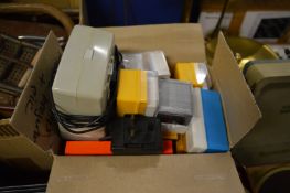 A quantity of slides etc.