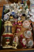 Decorative and collectable china and glassware.