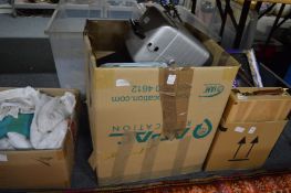 Painting equipment, hi-fi, linen etc.