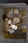 A box of coins.