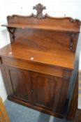 A 19th century mahogany chiffonier.