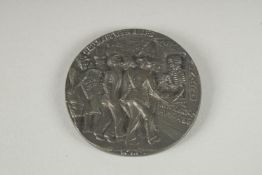 THE LUSITANIA BRONZE GERMAN MEDAL.