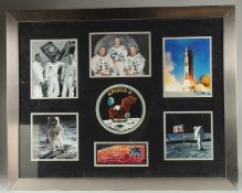 APOLLO II A COLLECTION OF FIVE PHOTOGRAPHS OF THE APOLLO II. One signed by NEIL ARMSTRONG, EDWIN