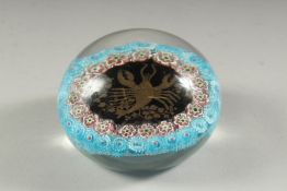 A SCORPION PAPERWEIGHT.