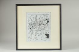 TIM MARWOOD (1954 - 2008) THOMAS THE TANK ENGINE, MAYDAY RESCUE, Signed. 9ins x 8ins