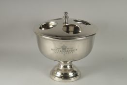 A FOUR BOTTLE CIRCULAR WINE COOLER 