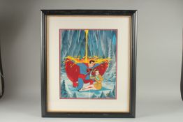 SUPERMAN SAVES LOIS FROM MECHANICAL MONSTER, 1941. TOONIVERSAL COMP. under licence from D. C.