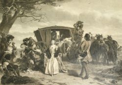 Lumb Stocks after William Powell Frith, 'Claude Duval', engraving, plate size 23