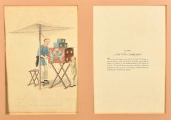 Dadley after Pu-Qua, Circa 1800, a group of four prints, 10.5