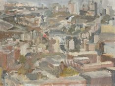 Christine McCausland (20th Century), 'Study for a Landscape', oil on board, signed and inscribed