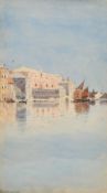 James Alfred Aitken (Late 19th Century), 'The Doges Palace', watercolour, signed, 7.25
