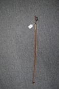 A good violin or cello bow, indistinctly stamped.
