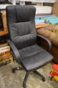 An office chair.