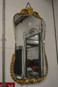 Decorative wall mirror.
