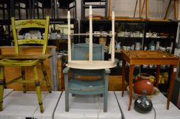 Decorative occasional furniture.